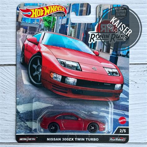 Hot Wheels Premium Ronin Run Nissan Zx Twin Turbo Shopee Malaysia