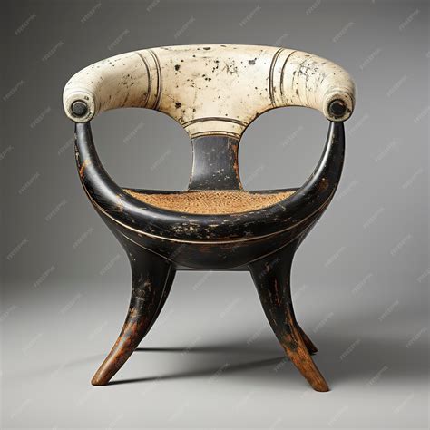 Premium Photo | Unique model of klismos ancient greek chair