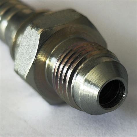 Two Piece Hydraulic Jic Male Straight Fitting Iso Sae J