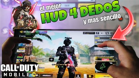 el MEJOR HUD de 4 DEDOS para Celular y iPad más FÁCIL para CALL OF