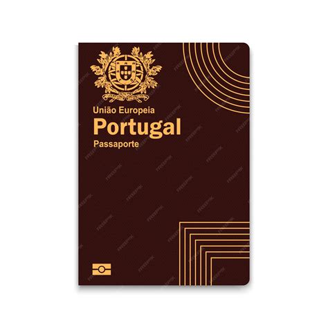Premium Vector | Passport of portugal