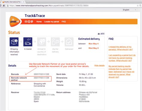 track international parcels   postnl blog