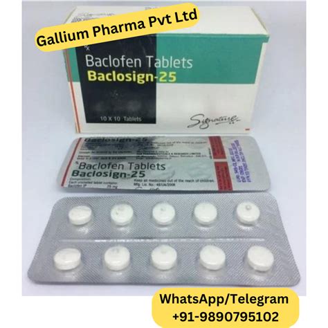 Baclofen Extended Release Capsules Tablets At Rs Stripe In