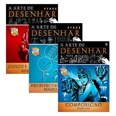 Livros Que Ensinam A Desenhar - Livros Para Aprender a Desenhar 3 Livros | Shopee Brasil