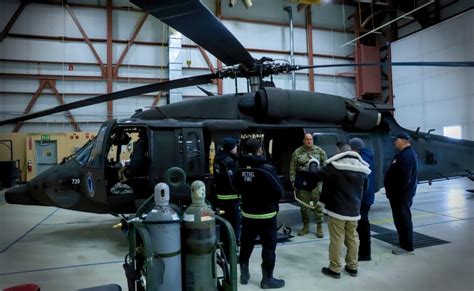 Bethel First Responders Get First Rides In New Black Hawk Helicopter