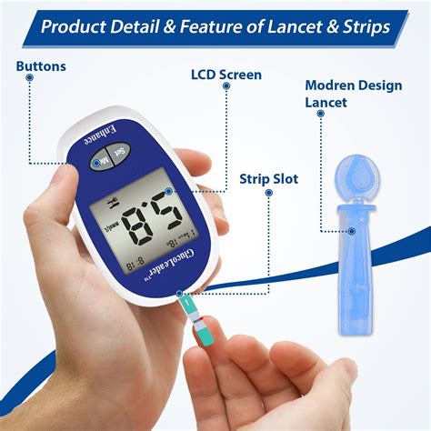 Glucoleader Enhance Blood Glucose Monitor Kit - 10+50 Test Strips