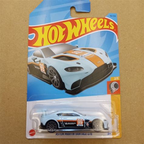 Hot Wheels Aston Martin Vantage Gte Blue Glory Chaser Gulf Hw Turbo Shopee Malaysia