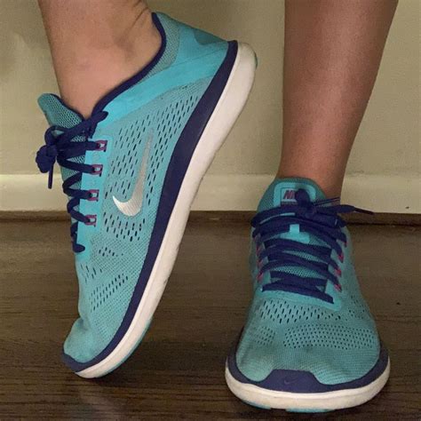Blue and Purple Nike Tennis Shoes (used) | Nike shoes blue, Purple ...
