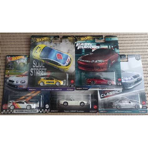 Hot Wheels Premium Toyota GR Corolla Soarer Celica Altezza 2000GT Selections MMRR Shopee Malaysia