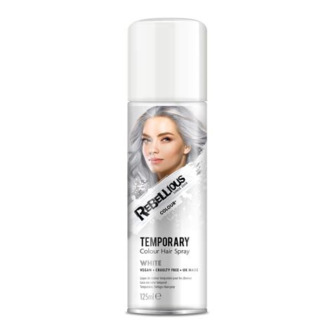 hair spray white colour 8