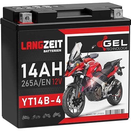 Accurat Motorradbatterie Ytx Bs V Ah A R Ttelfest