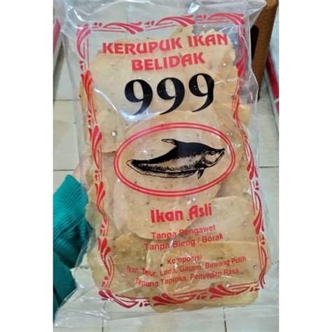 Jual Kerupuk Ikan Belidak 999 Kerupuk Ikan Belida Sahang Krupuk