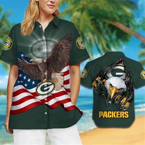 Beach Shirt Aaron Rodgers Green Bay Packersposter For Fans Personalized