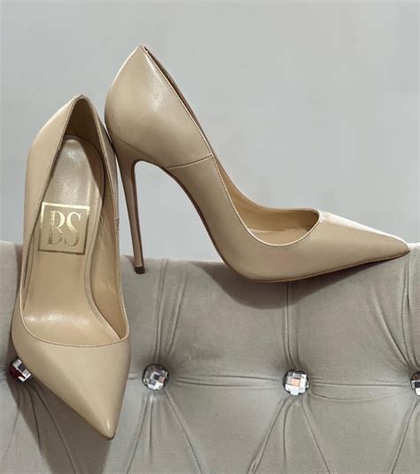 Pronta Entrega Scarpin Nude Matte Bs Bruna Silverio