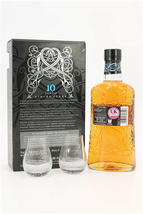 Highland Park 10 Years Old Viking Scars Gift Set Auction Highland