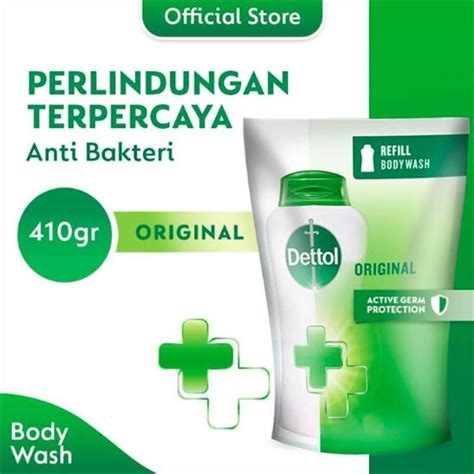 Promo Dettol Sabun Mandi Cair Anti Bakteri Body Wash Original 410g