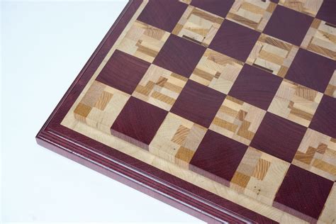 Chess Chess Board End Grain Chess Board Wooden Chess Board Etsy