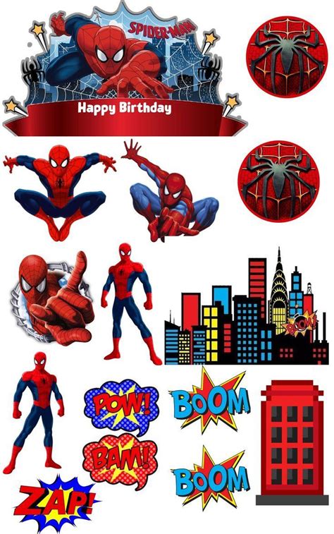 toppers cake spiderman in 2022 | Kue spiderman, Binatang flanel, Kartun ...