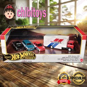 Promo Hot Wheels Diorama Premium Set Bre Datsun Wagon Nissan Sentra Se R Sakura Sprinter