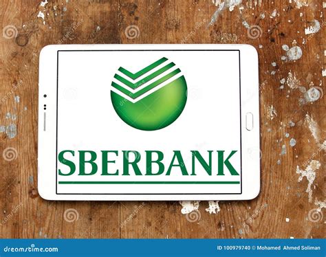 Sberbank of Russia logo editorial image. Image of bank - 100979740