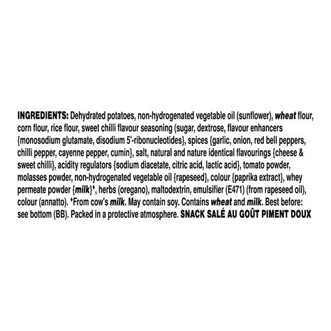 Pringles Hot Sweet Chilli Flavour Potato Chips G Online At Best Price Lulu Kuwait