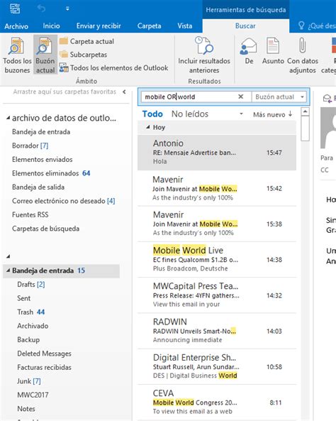 Como Buscar Un Mail En Outlook Printable Templates Free