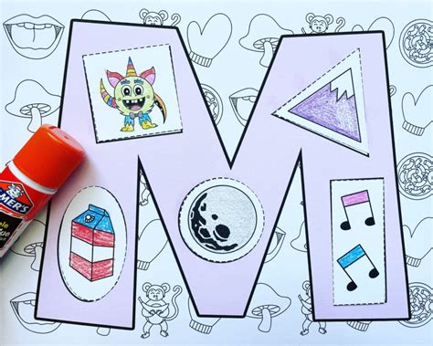 Printable Letter M Craft Template Free Printable