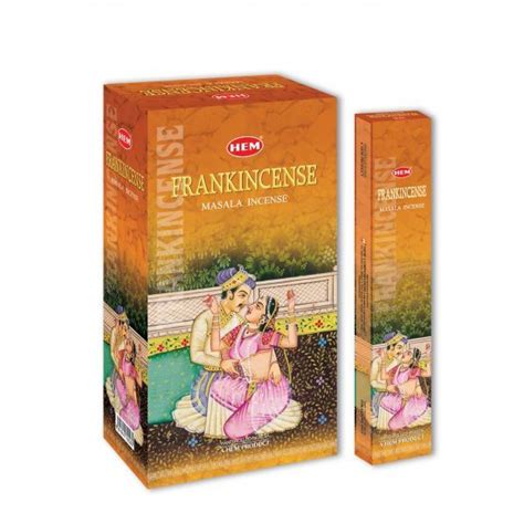 HEM масала 15 гр. благовония Frank Incense Masala ЛАДАН блок 12 шт.