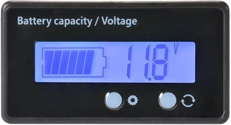 Lcd Battery Capacity Monitor Gauge Meter Waterproof V V V V