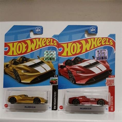 Hot Wheels Mclaren Elva Minor Card Creased Shopee Malaysia