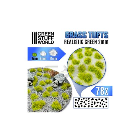 Touffes D Herbes Vert Clair Mm Greenstuff World Cminiature