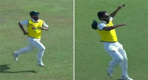 Watch Hasan Alis Hilarious Sprint On Day 1 Of Sl Vs Pak Opening Test