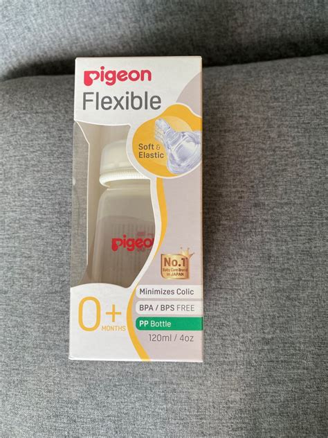 Pigeon Flexible Baby Bottle 120ml, Babies & Kids, Nursing & Feeding ...