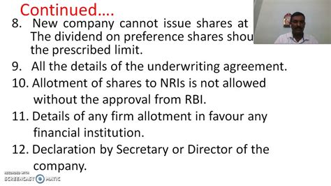 SEBI Guidelines For Issue Of Shares And Debentures Session 2 YouTube