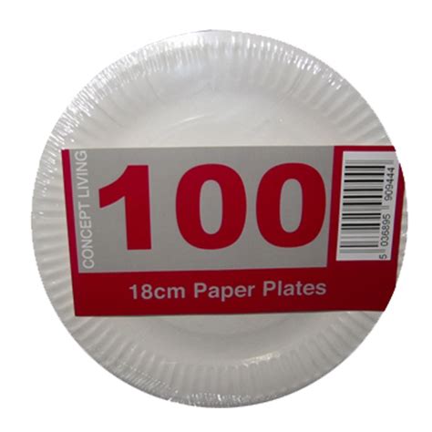 Paper Plate Sizes