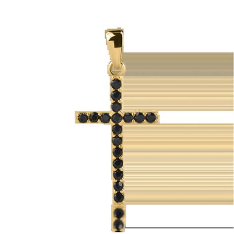 Pandantiv cruce din aur galben, cod 160098 | TEILOR
