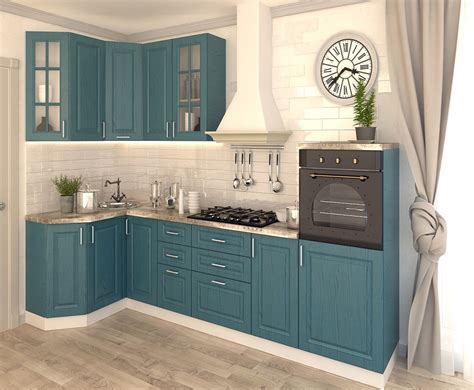 Кухонный гарнитур "Кухонный гарнитур Изумрудное дерево 1285*3000 ...