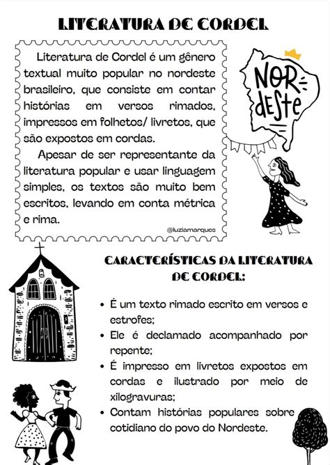 Interpretação De Texto Cordel 5 Ano Com Gabarito