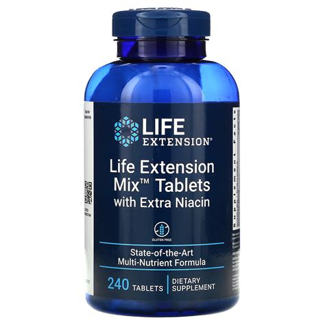Life Extension, Life Extension Mix Tablets with Extra Niacin, 240