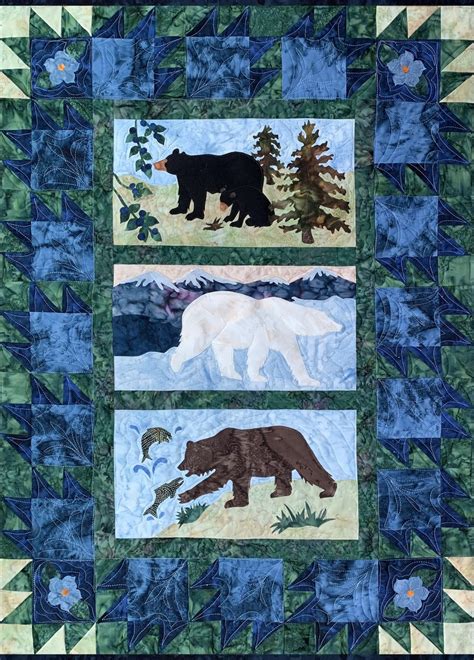 Alaska's Three Bears Kit-QuiltAlaska - 1368