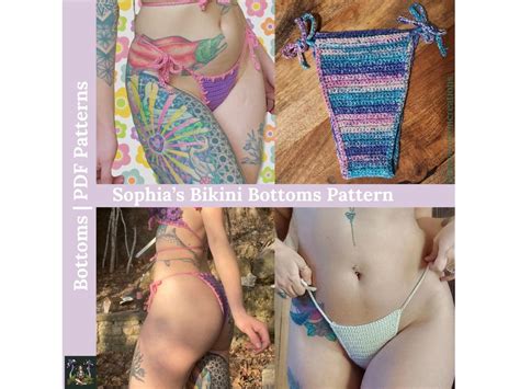 Sophia Bikini Bottom Crochet Pdf Pattern Etsy