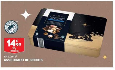 Promo Excellence Assortiment De Biscuits Chez Aldi Icatalogue Fr