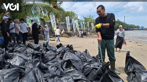 Dlh Balikpapan Angkat Sampah Pesisir Ton Per Hari