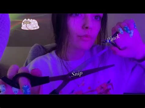 Asmr Plucking Away Stress And Negative Energy Youtube