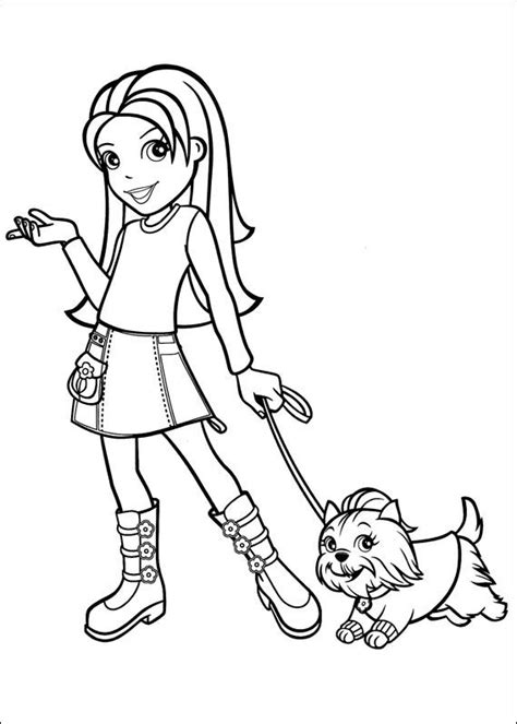 Coloriage De Polly Pocket