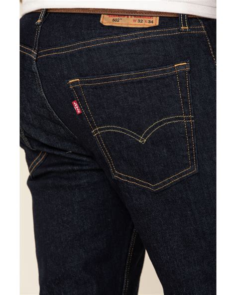 Levis Mens 502 Rosefinch Regular Stretch Tapered Fit Jeans Sheplers