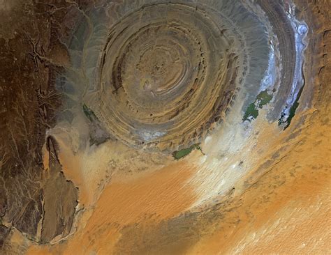 The Amazing World : The Richat Structure (Eye of the Sahara), Sahara ...