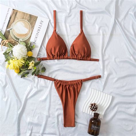 Wintu Custom Wholesale Micro Bikini Women Colors Gather G String