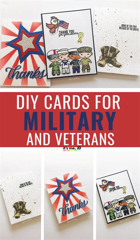 DIY Military Appreciation Cards To Thank Service Members and Veterans ...