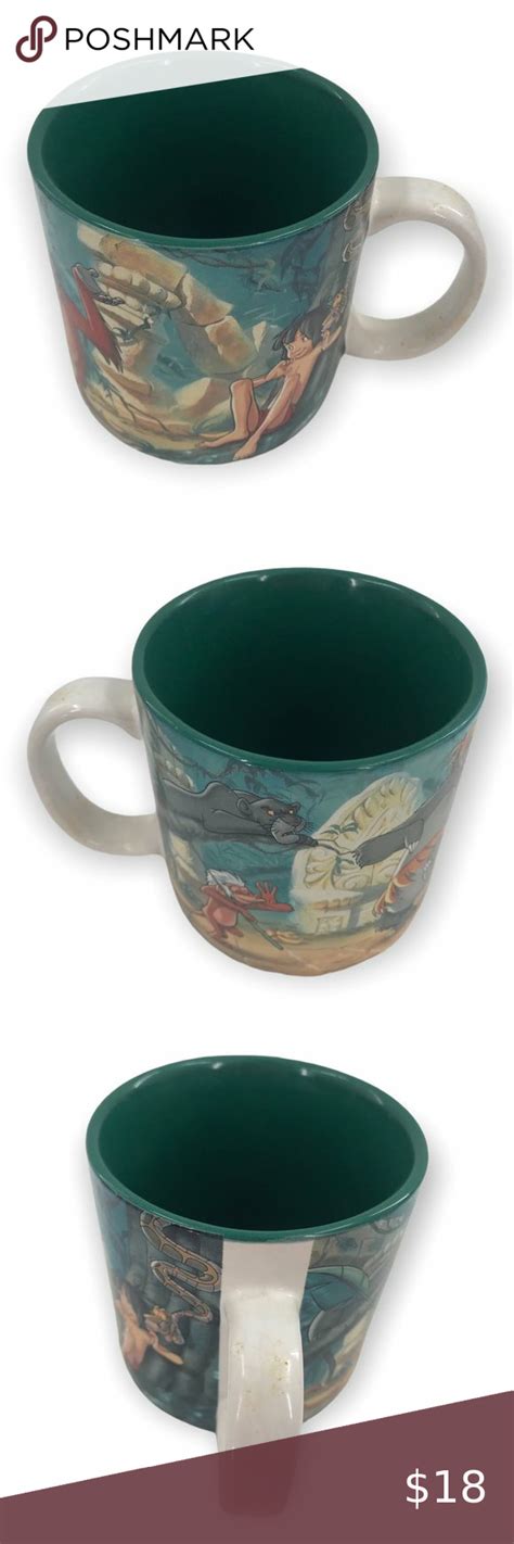 Vintage Disney Store The Jungle Book Collectible Movie Coffee Mug Cup